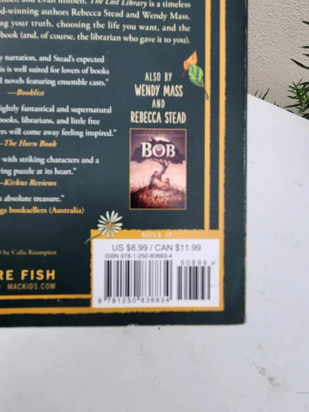 The Lost Library by Rebecca Stead and Wendy Mass Paperback Book Young Adult Rea